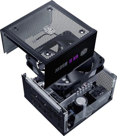 Furnizim me rrymë Cooler Master GX II 850 Gold, 850W, 80 PLUS Gold, modular, i zi