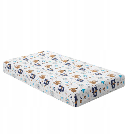 Çarçaf shtroje për krevat fëmijësh HOBBY kids Fitted Crib Sheet, 120x60 cm, pambuk, i bardhë
