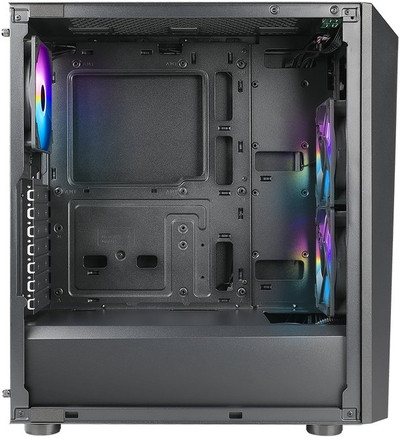 Kуќиште компјутер AZZA Sentinel CSAZ-203A01, ATX Mid Tower, USB 3.0 Type C, црно