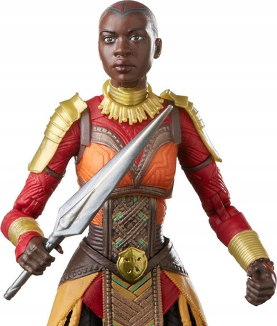 Figurë aksion Marvel Legends Series Black Panther Wakanda Forever Okoye, 15cm, me aksesorë, shumengjymtyrëshe