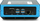 Kuti minikompjuteri Seeedstudio ReComputer 114992152, kornizë metalike, panel xhami transparent, blu