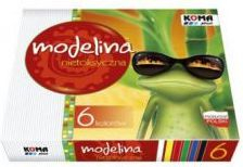 Plastelinë Koma Plast Modelling Clay Sweet Colours, 6 ngjyra