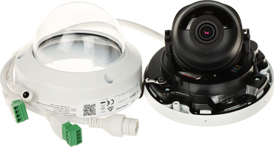 IP камера Hikvision DS-2CD2146G2H-ISU, леќа 2.8mm, куполна, бела