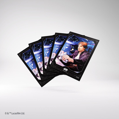 Mbrojtëse letrash Ultra Pro Star Wars Unlimited Han Solo Art, 50 copë, transparente, shumëngjyrëshe