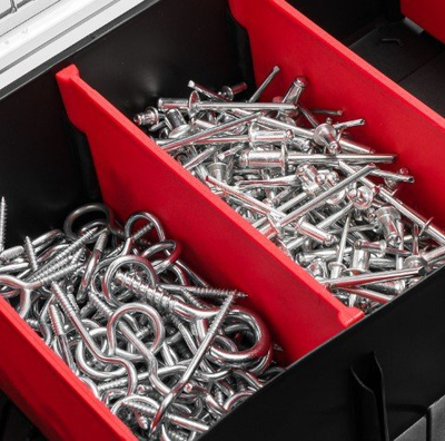 Organizues me ndarje Kistenberg TAGER, 390 x 284 x 60 mm, transparent