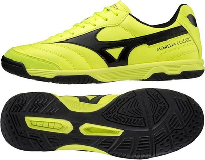 Këpucë futbolli salle Mizuno Morelia Sala Classic IN M Q1GA220245, për burra, të verdha