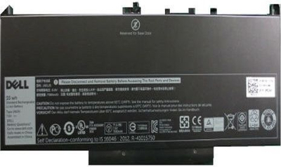 Bateri për laptop Dell 4-Cell, 55WHr, Li-Ion për Latitude E7270