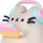 Lampë dekorative Pusheen Gamer, 16cm, dritë e bardhë, gri