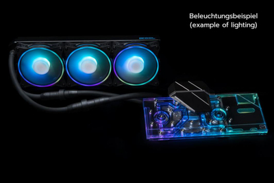 Ftohëse uji Alphacool Eiswolf 2 AIO (14423), Radeon RX 6800 / 6800XT, 360mm