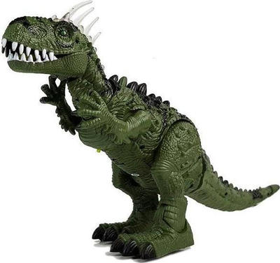 Lodër dinosauri lëvizës, me tinguj, jeshile