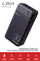 Power Bank C-tech PBPD-30, 30000mAh, QC/PD 3.0, e zezë