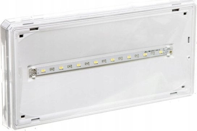 Dritë emergjence EXIT LED, 3W, 350 lm, e bardhë