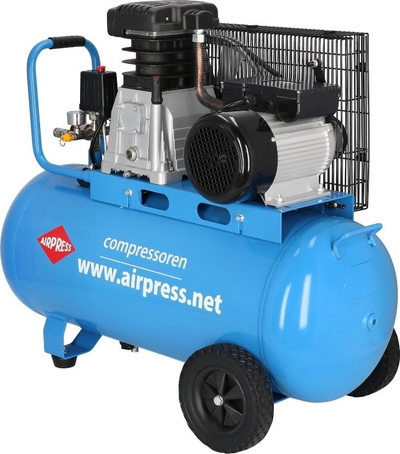 Kompresor ajri Airpress HL 340-90, 90L, 10 bar, i kuq