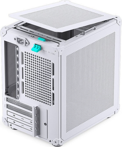 Kutia kompjuterike Jonsbo C6, ITX, USB-C, e bardhë