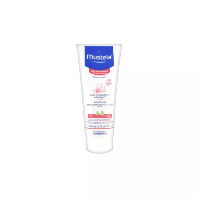 Qumësht trupi Mustela Soothing Moisturizing Milk, bebe dhe fëmijë, lëkurë shumë e ndjeshme, 200ml