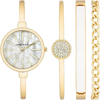 Set dhurate orë Anne Klein AK/1470WTST, e artë
