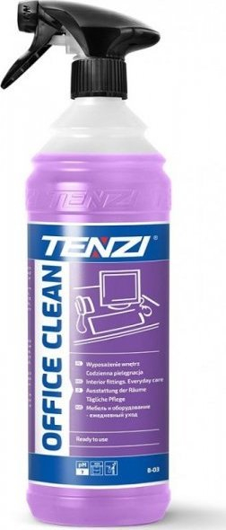 Средство за чистење мебел Tenzi Office Clean, 1L, за дрво и пластика