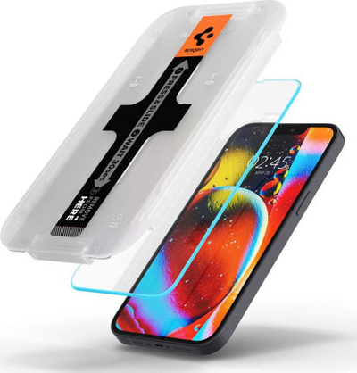 Xham mbrojtës Spigen GLAS.tR EZ Fit, për iPhone 13 13 Pro, transparent i pastër