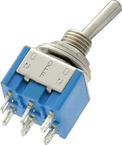 Çelës levë MTS-202, 3A, ON-ON, 2 pozicione, blu