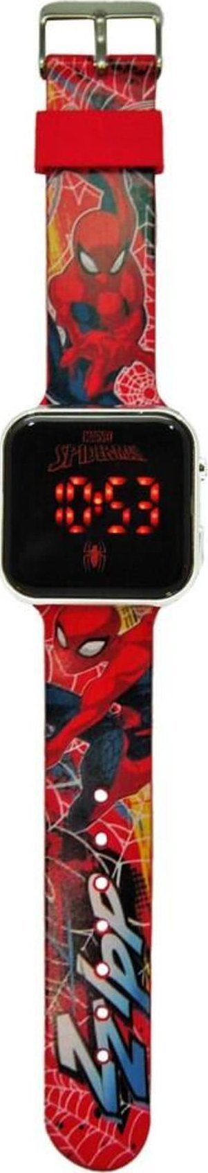 Orë digjitale për kalamaj Educa Borras Marvel Spiderman, LED, ekran digjital, me rrip të zi