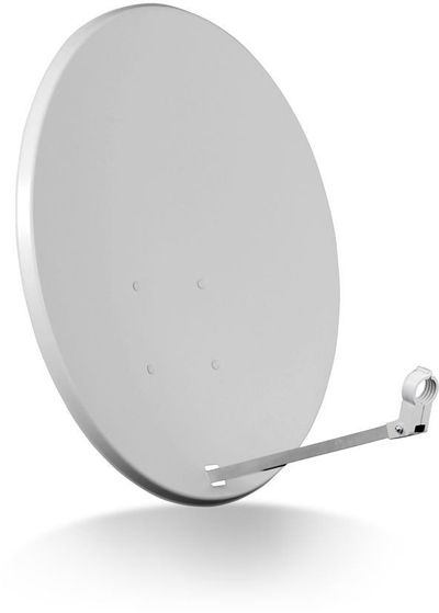 Antena satelitore Corab X80, 80 cm, çelik i galvanizum, gri