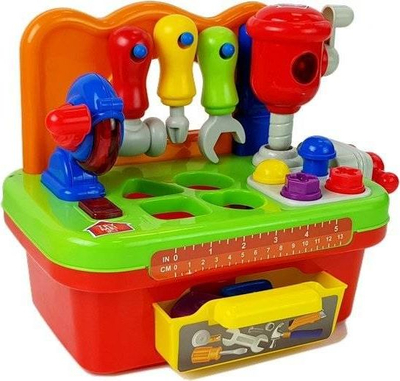 Set veglash lodër LEAN TOYS Mini, me drita dhe tinguj, multikolor