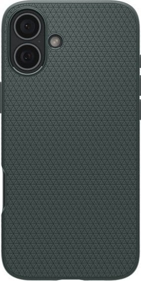 Mbulesë telefoni Spigen Liquid Air për iPhone 16, TPU i butë, Air Cushion, jeshile Abyss