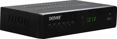 Receiver satelitor Denver DVBS-206HD, Full HD 1080p, USB përpara, i zi
