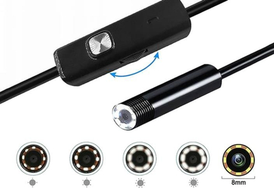 Kamerë inspektimi LTC Endoscopic, 2m, 1920x1080p, USB Micro USB USB C, e zezë