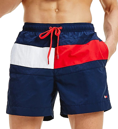 Shortse Tommy Hilfiger Medium Drawstring, të kaltra, M