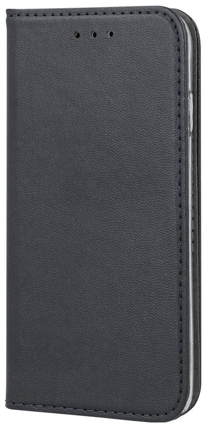Futera magnetike Smart për Xiaomi Redmi Note 13 5G, lëkurë ekologjike, me mbajtëse, e zezë