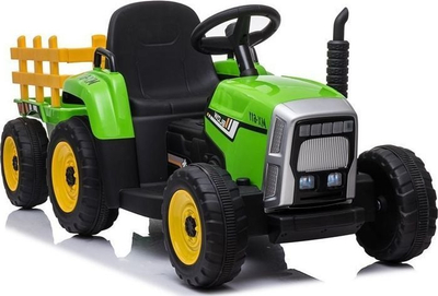 Traktor elektrik për fëmijë XMX611, me rimorkio, me telekomandë, i kuq
