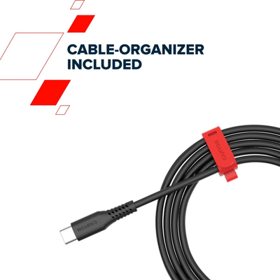 Kabllo USB-C Canyon CC60SC, USB-C në USB-C, 2m, 60W, e zezë