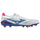 Këpucë futbolli Mizuno Morelia Neo IV Beta Elite FG, për fushë me bar natyral, të bardha me turkeze dhe rozë