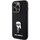 Mbulesë telefoni Karl Lagerfeld KLHCP15LSMHKNPK, silikon, për iPhone 15 Pro 6.1", e zezë