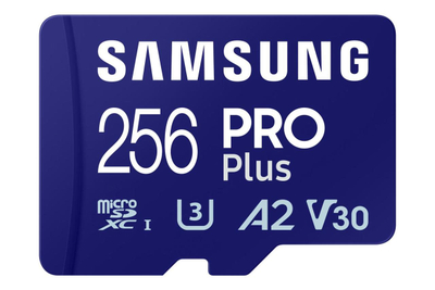 Kartë memorje Samsung PRO Plus MB-MD256SA, 256GB MicroSD, UHS-I Class 3