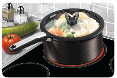 Kapak xhami TEFAL Ingenio L9846153, 16 cm, me skaj silikoni, transparent