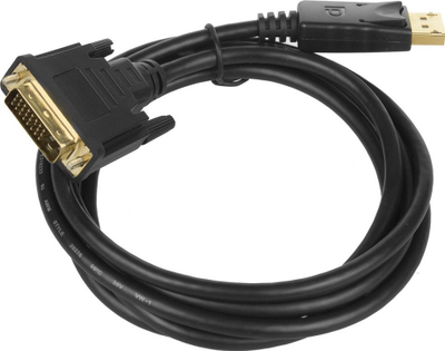 Kabllo DisplayPort në DVI Maclean MCTV-715, 1.8m, 4K 30Hz, e zezë