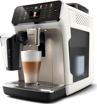 Апарат за кафе Philips Series 5500 LatteGo EP5543/90, автоматски, со керамичка мелница, црн