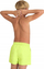 Shorce plazhi për çuna Arena Beach Short Logo R, poliester i riciklum, tharje e shpejtë, jeshile neon