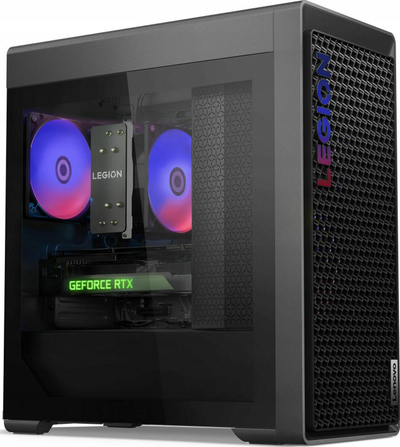 Kompjuter Lenovo Legion T5 për tavolinë, Intel Core i7 14700KF, 32GB RAM, 1TB SSD, RTX 4060 Ti, i zi