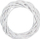 Kurorë zbukuruese Dp Craft Wicker, 25 cm, e bardhë