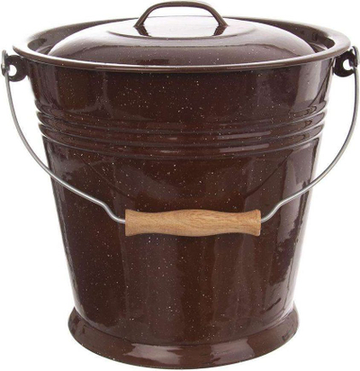 Kovë Orion Enamelled Bucket, 10L, kafe