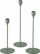 Set mbajtëse qirinsh BOLTZE Malte, 3 copë, metal, jeshile