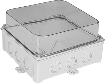 Kuti hermetike SOH 180x180, 188x188x108 mm, IP67, gri