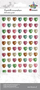 Stickerë kristal vetëngjitës Titanum Colorful Hearts, 77 copë, zemra shumëngjyrëshe