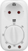 Timer mekanik me sensor muzgu Orno OR-CR-248, prizë Schuko, 16A 230V, i bardhë