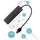 HUB USB I-tec Metal 3.0, 4 porta, me çelësa on off, i zi