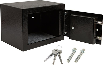 Kasafortë për çelësa SB-03 44-703, metal, mbyllje me çelës, e zezë