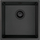 Lavaman kuzhine Deante Granite Sink 1-bowl Undermount, granit, nën banak, grafit